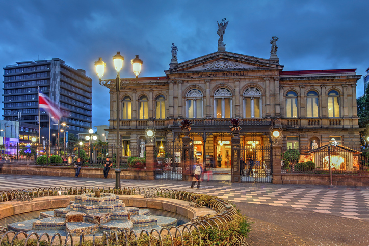 Teatro Nacional de la ciudad de San José, Costa Rica