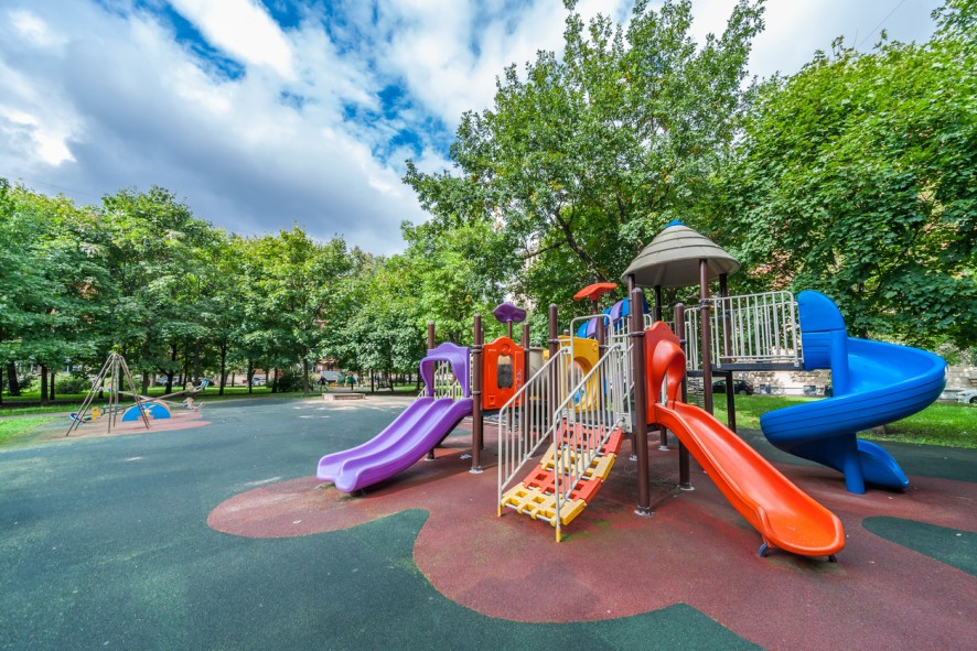 caucho parques infantiles