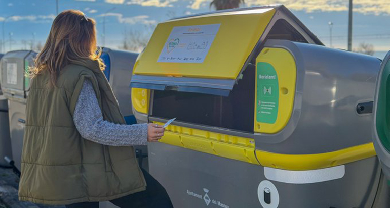 El Masnou reduce un 34% los residuos a incineración en un mes gracias a contenedores inteligentes