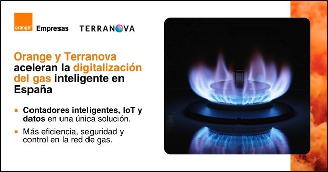terranova orange contadores de gas