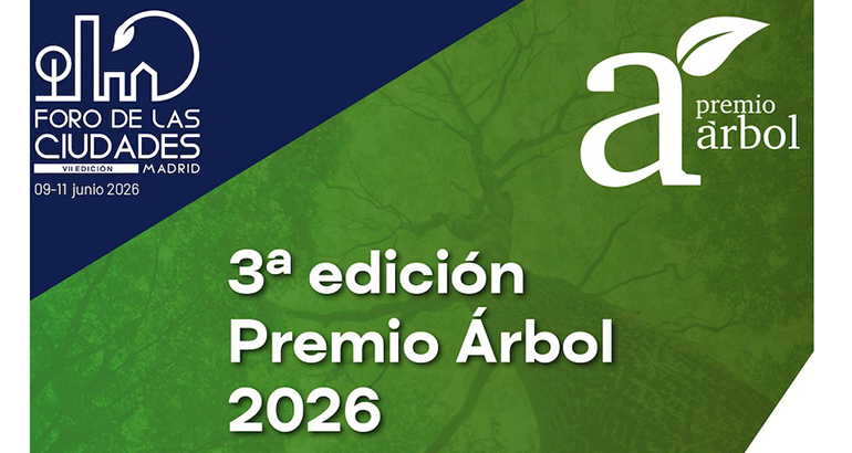 El Foro de las Ciudades de Madrid amplía el plazo del Premio Árbol 2026 hasta el 25 de abril