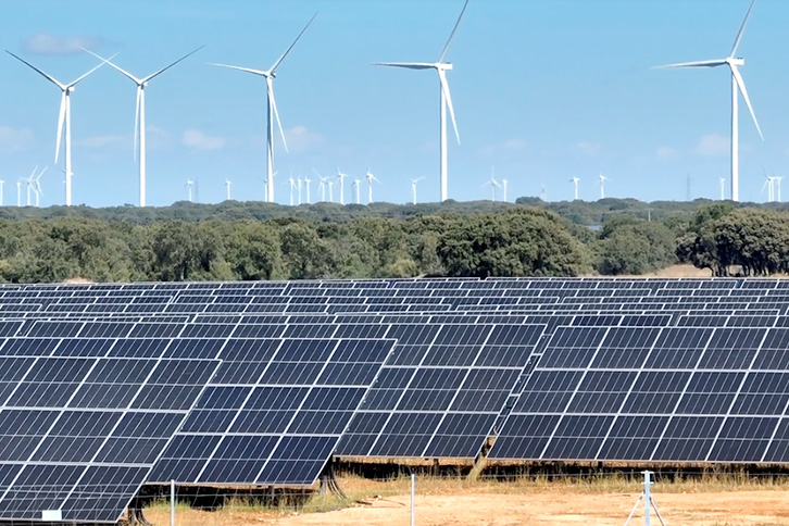 Iberdola finaliza la construcción de nuestra primera planta híbrida eólica y solar de España