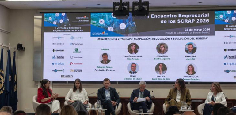 Pilar Arrayás analiza los retos regulatorios y el futuro de la Responsabilidad Ampliada del Productor en el II Encuentro Empresarial de los SCRAPs