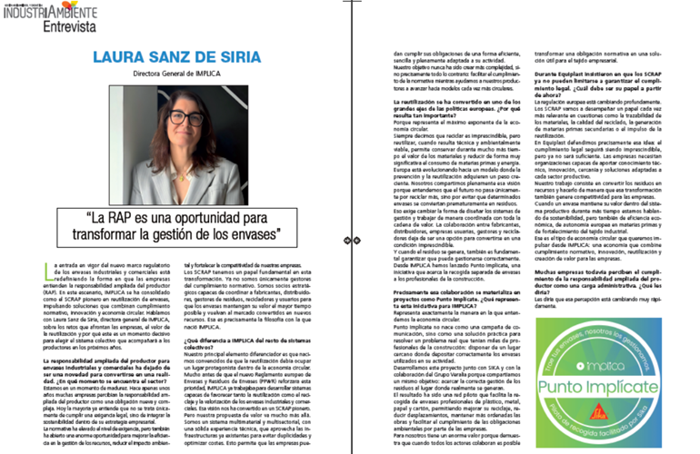 Laura Sanz de Siria | Directora General de IMPLICA
