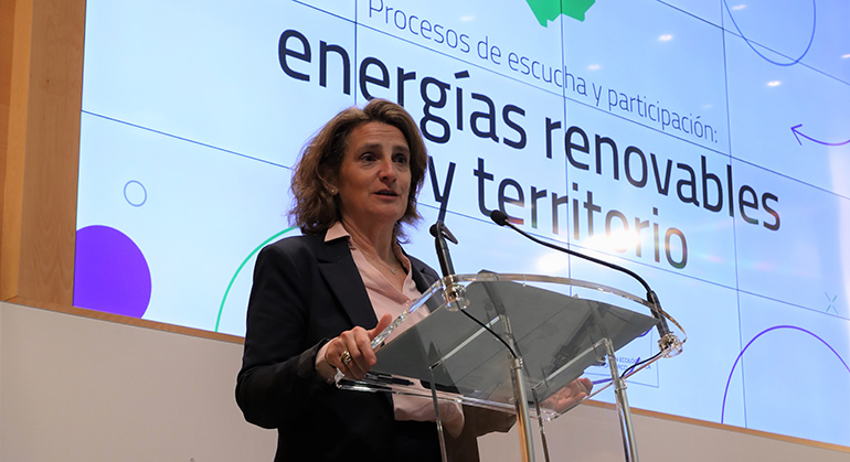 Teresa Ribera: “Necesitamos reflexionar colectivamente sobre qué criterios tenemos que incluir en las subastas de renovables”