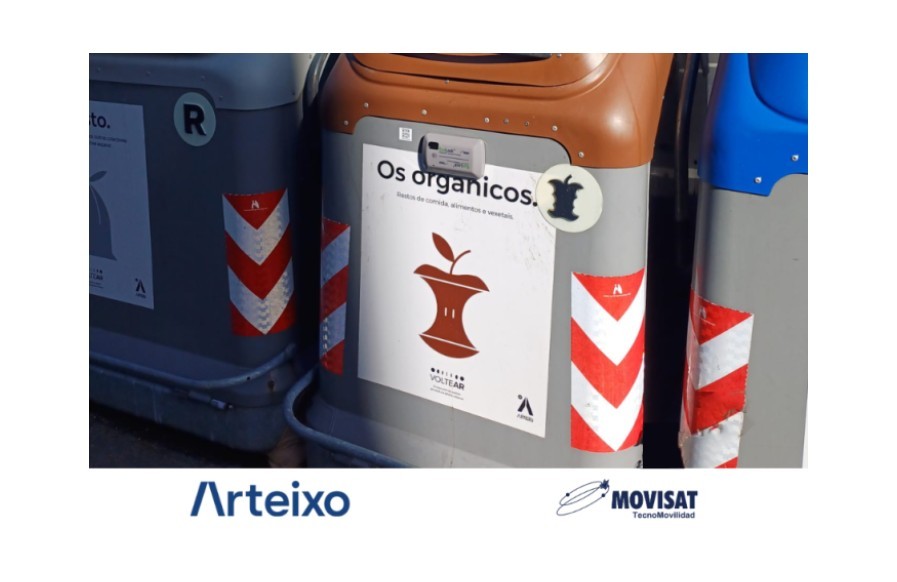 MOVISAT partner tecnológico de Arteixo en su Programa de cierre de contenedores orgánicos