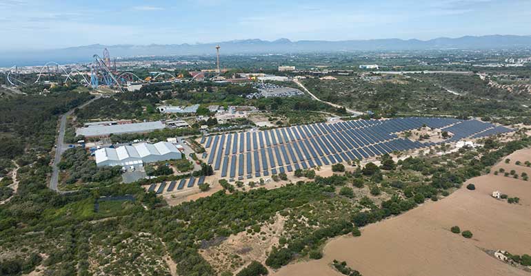 PortAventura Solar, la mayor planta fotovoltaica en un resort vacacional en España