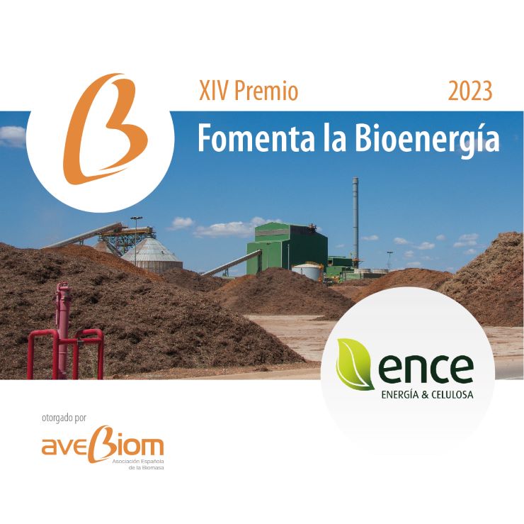 Ence recibe el premio ‘Fomenta la Bioenergía 2023’ 