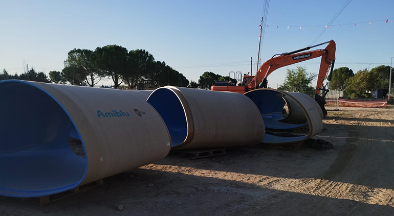 Amiblu Pipes Spain participa en el proyecto de renovación de la EDAR de Fuente el Saz de Madrid