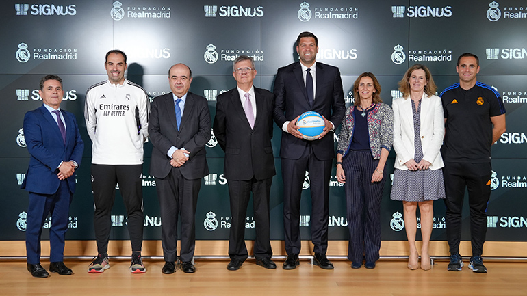 Signus renueva su colaboración con la Fundación Real Madrid