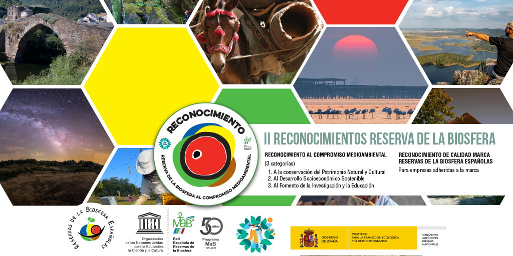La Red Española de Reservas de la Biosfera reconoce la labor de 8 organizaciones por su compromiso medioambiental