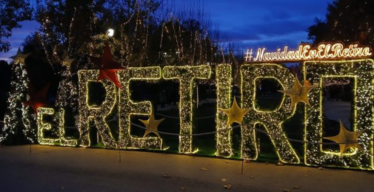 El Retiro inaugura su nuevo icono vegetal navideño: un espacio pensado para las mejores fotos