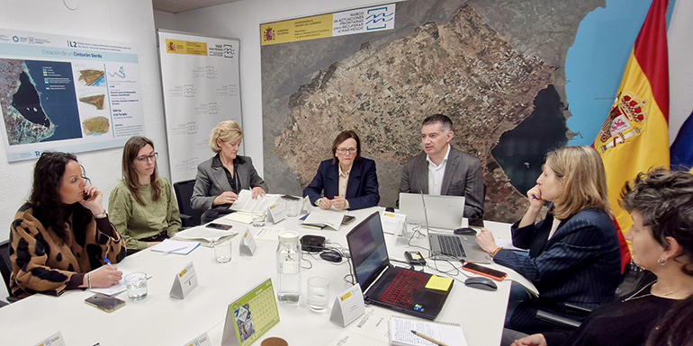 MITECO impulsa redes de drenaje sostenible y pluviales separativas para transformar el Mar Menor