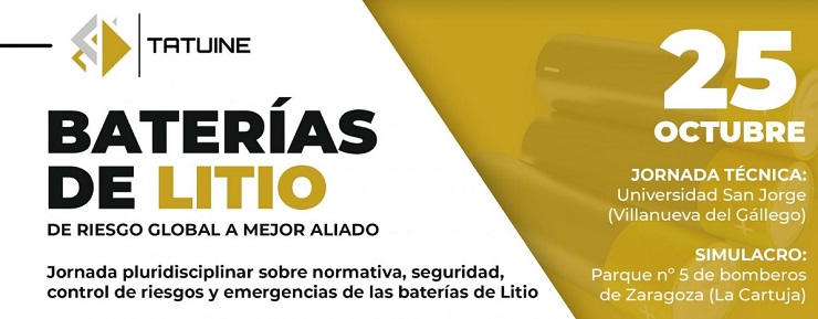 Jornada pluridisciplinar sobre normativa, seguridad, control  de riesgos, emergencias y simulacro real de incendio en el entorno de las baterías de litio