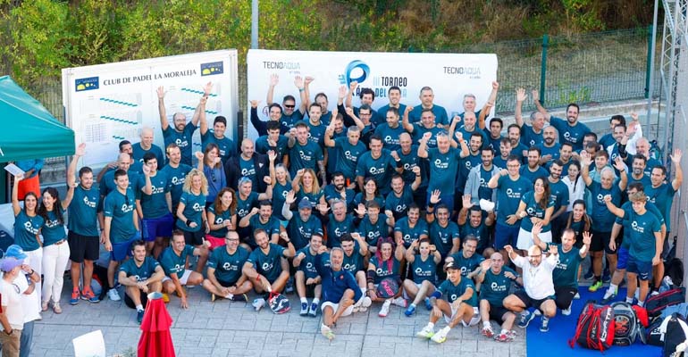Jaime Molinero y Fernando Pesquera, de Canal de Isabel II, campeones del Torneo de Pádel del Agua 2025 de Tecnoaqua