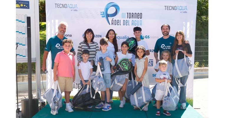 Jaime Molinero y Fernando Pesquera, de Canal de Isabel II, campeones del Torneo de Pádel del Agua 2025 de Tecnoaqua