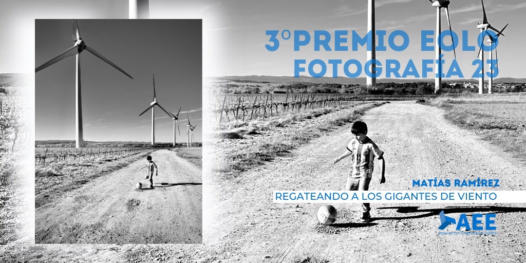 Tercer premio ha recaído en el trabajo ‘Regateando a los gigantes del viento’ de Matías Ramírez. 