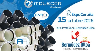 Molecor presentará sus soluciones de evacuación en la Feria Profesional de Suministros Bermúdez Ulloa
