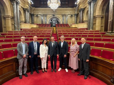 Infoedita, presente en la reunión de ConeQtia con el presidente del Parlament de Catalunya