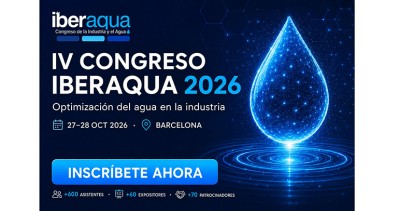 El IV Congreso Iberaqua reunirá en Barcelona a expertos y empresas para abordar el futuro del agua industrial