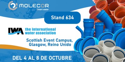 Molecor participará en el IWA World Water Congress & Exhibition 2026 en Glasgow