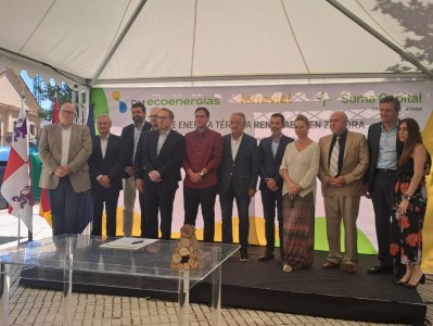 Ferrovial coloca la primera piedra de una red de energía térmica renovable en Zamora