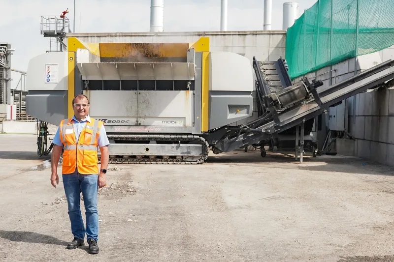 UNTHA transforma residuos de pulper en material reciclable y combustibles de sustitución