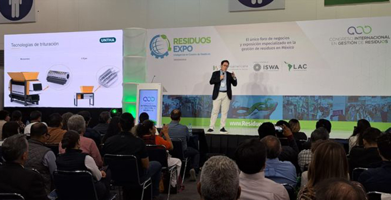 Untha Ibérica acude a Residuos Expo para hablar de la gestión de residuos en México
