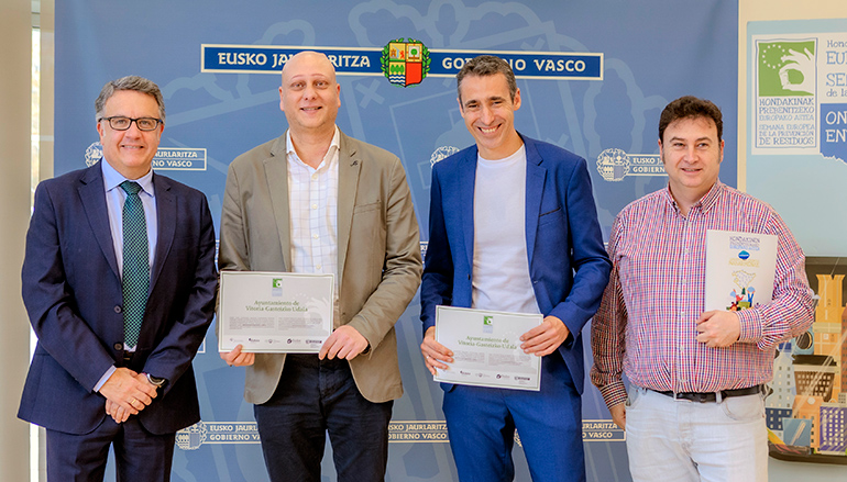 El Ayuntamiento de Vitoria-Gasteiz y la Fundación Alboan, finalistas en los Premios Europeos de la Prevención de Residuos